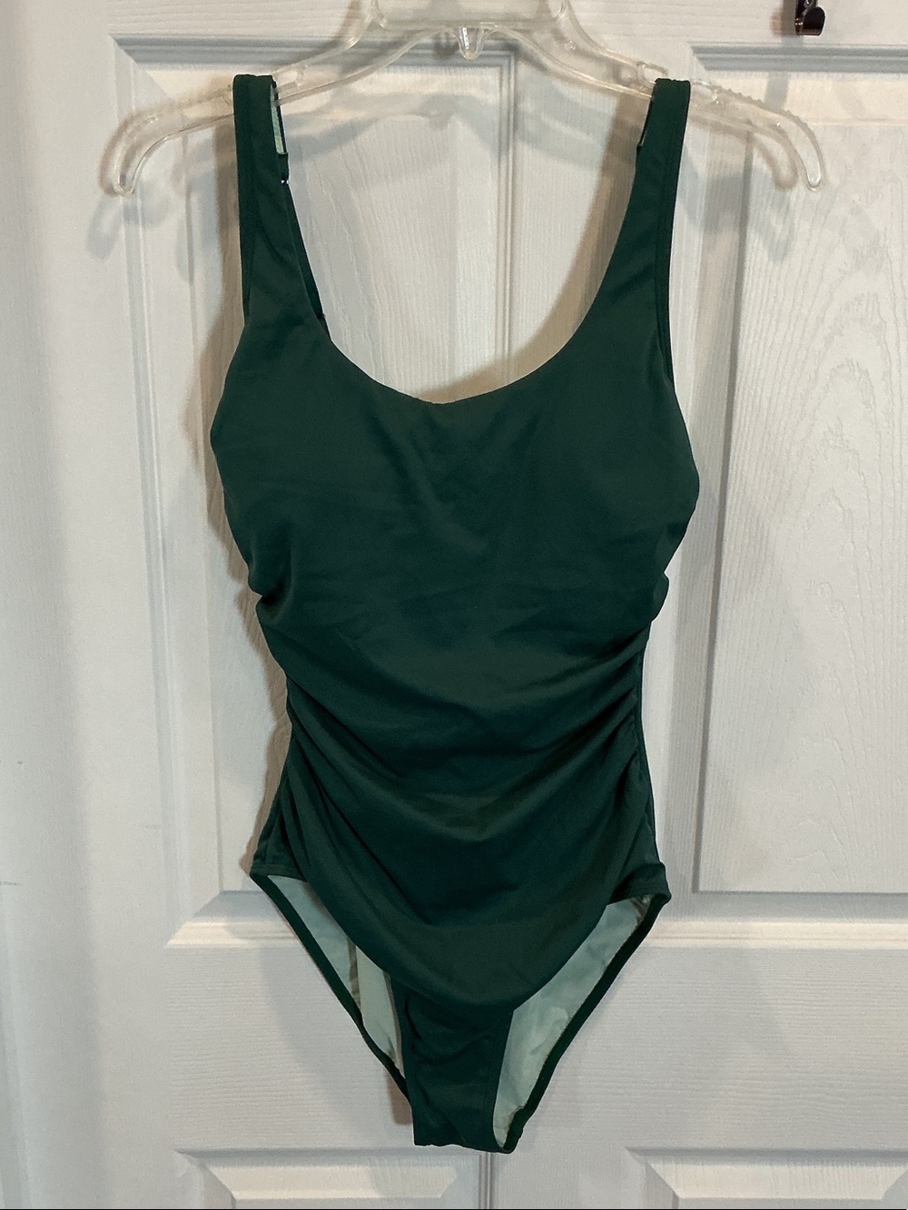 Cupshe Classic Emerald Green One-Piece Swimsuit-NWT